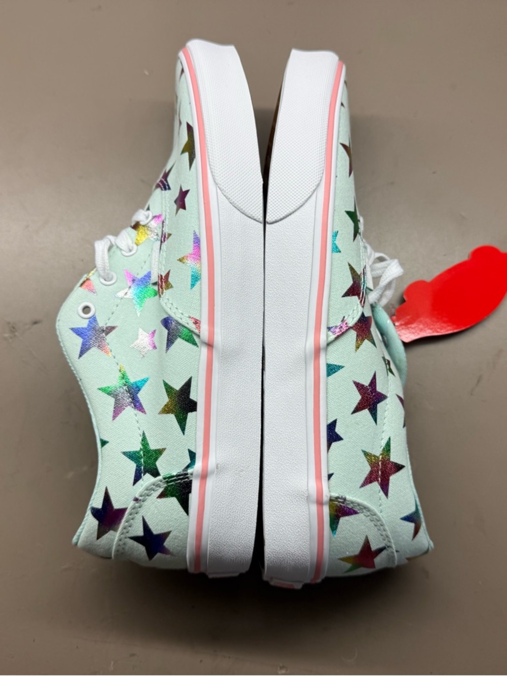 New Missy/Women’s Vans Doheny Stars Dusty Aqua White Canvas Missy 6/Women 7.5. - Picture 6 of 8